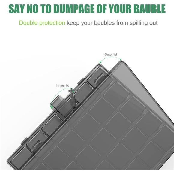 30Packs Plastic Stackable Organizer Container with Lids,MiniContainers for Beads - Picture 5 of 8